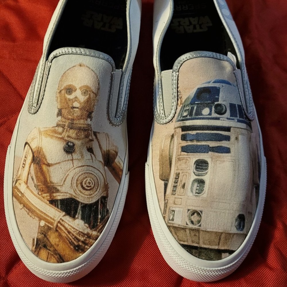 Limited Edition StarWars Sperry Loafers, Size 10 Men's